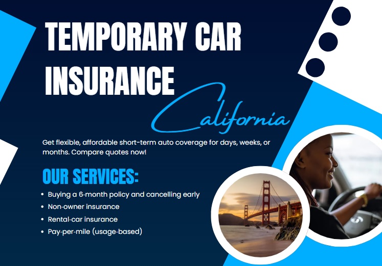 Temporary Car Insurance in California