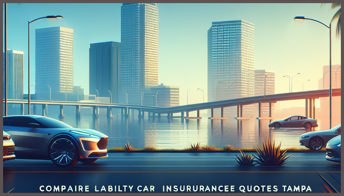 Visual representation of comparing car insurance quotes in Tampa.