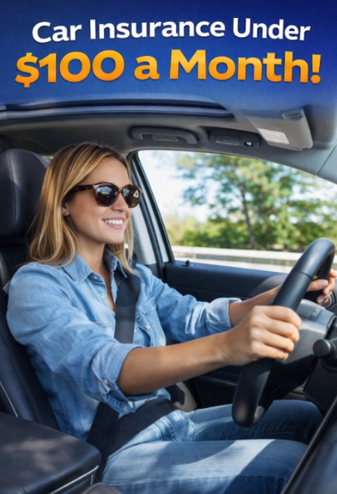 Car insurance under $100 a month - affordable coverage options